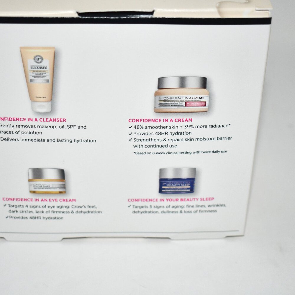 IT Cosmetics Hydrate with Confidence Anti-Aging 4-Piece Skincare Set #S61216 NIB - Picture 2 of 3